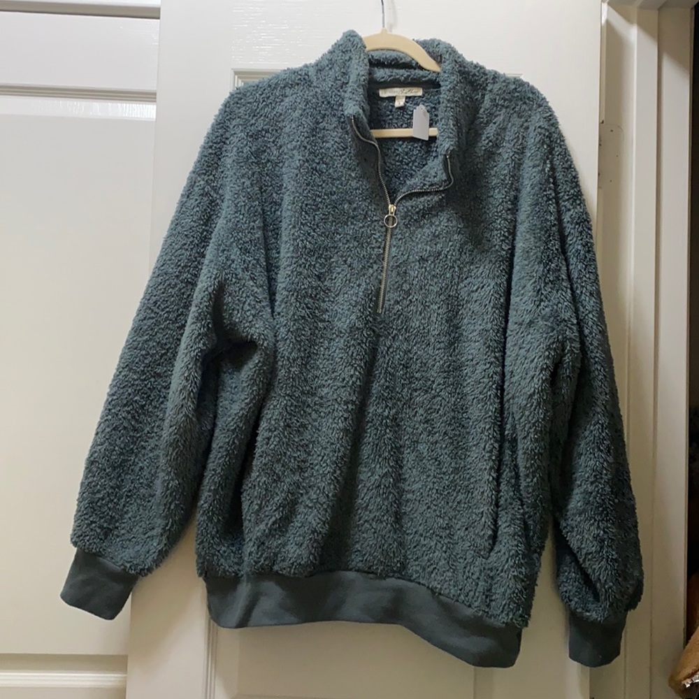 Express sherpa half zip
